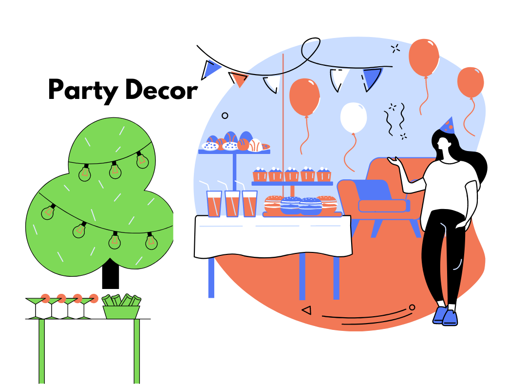 Party Decor service providers at Refnet